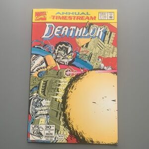 (C6) 1992 DEATHLOK ANNUAL #1 TIMESTREAM (DOUBLE-SIZE ISSUE ) MARVEL COMICS